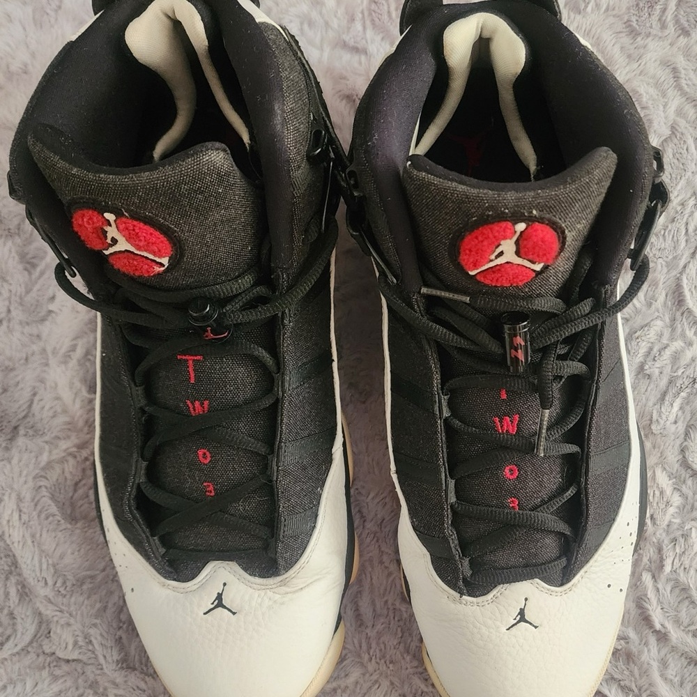 Jordan Athletic Shoes Black and White